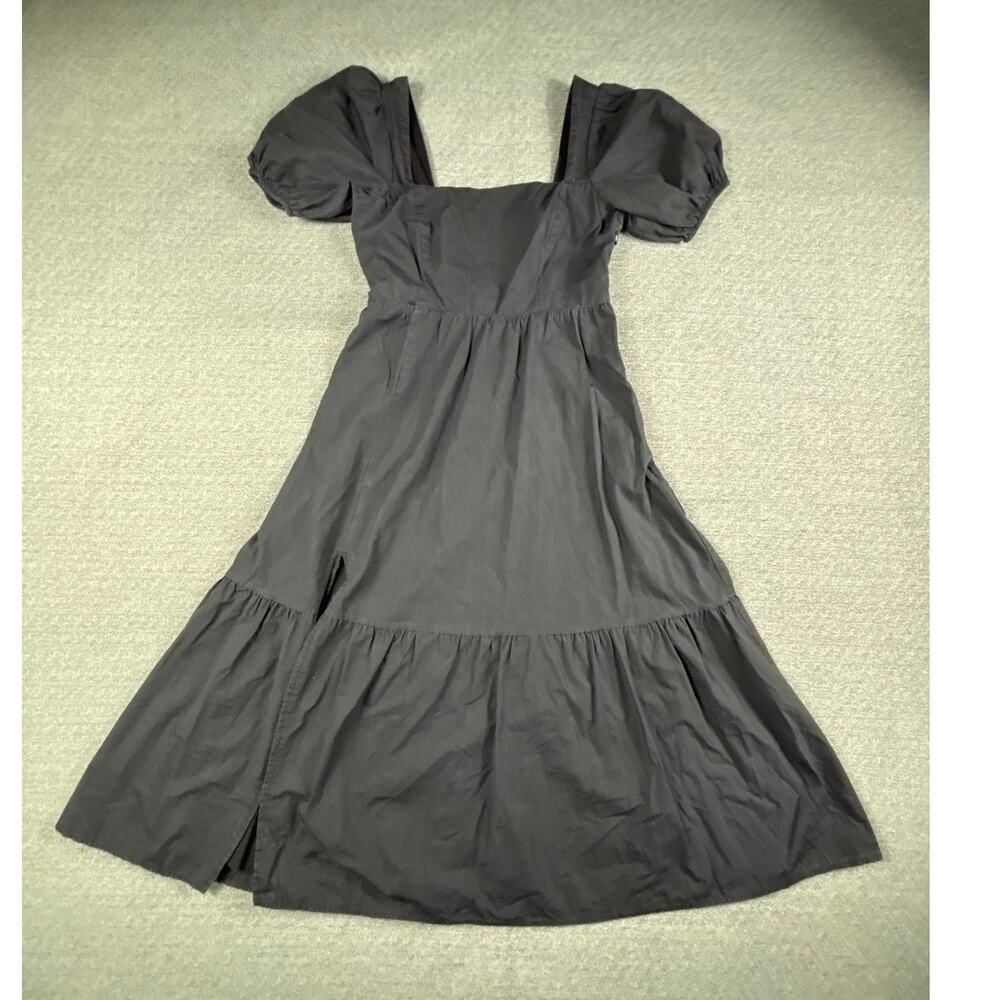ASTR the Label Sz XS Soft Black Dress Maiden Cottage Gothic Romantic Cotton